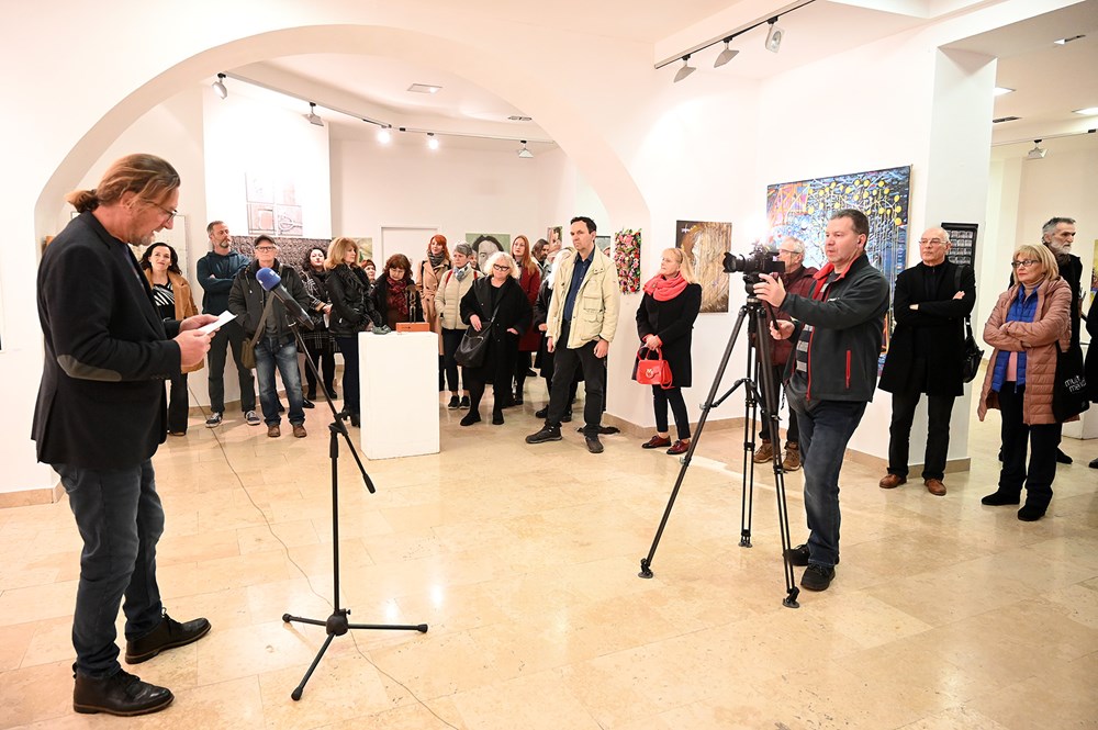 Galerija HDLU Istre, izlozxba Rekvijem za ljepotu, Pula, 24.02.2023., snimio Danilo MEMEDOVIC
